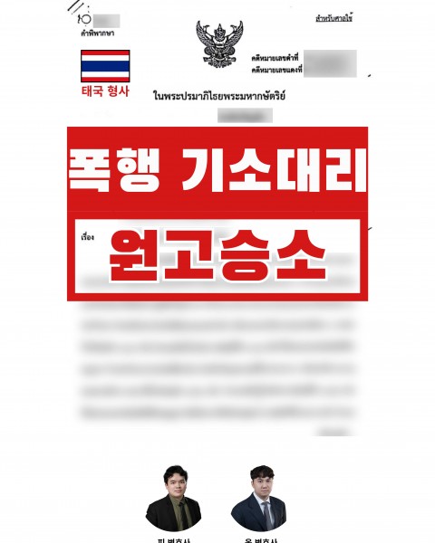 현지 경찰의 소극적 대응 이후, 파타야 법원 직접 기소 및 최종 승소